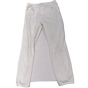 Mother The Looker Crop White Preppy Designer Classic Skinny Jeans 27